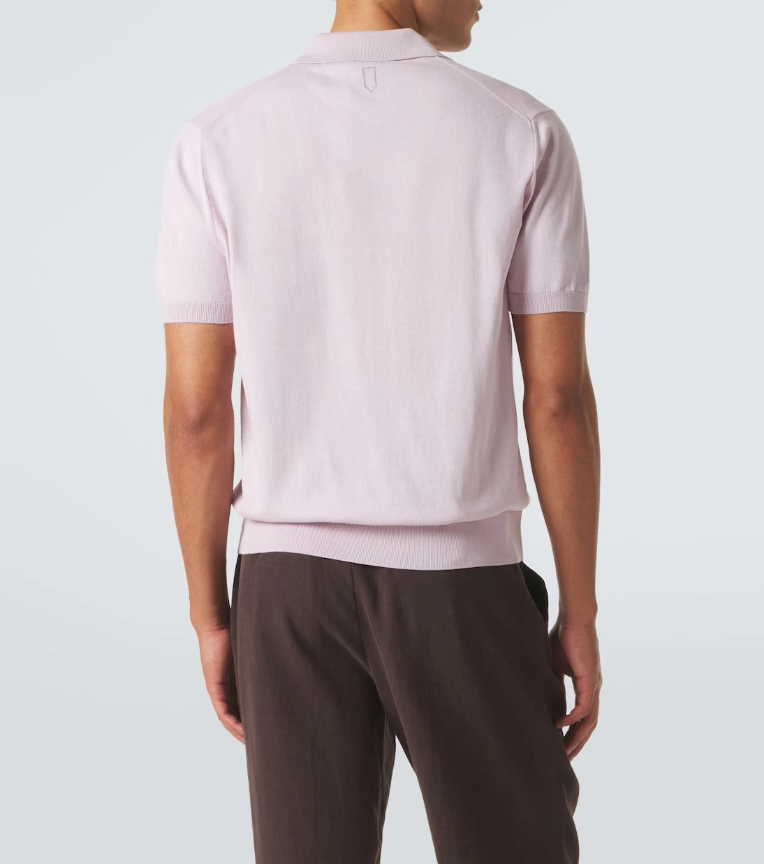 Canali - Cotton and silk polo shirt