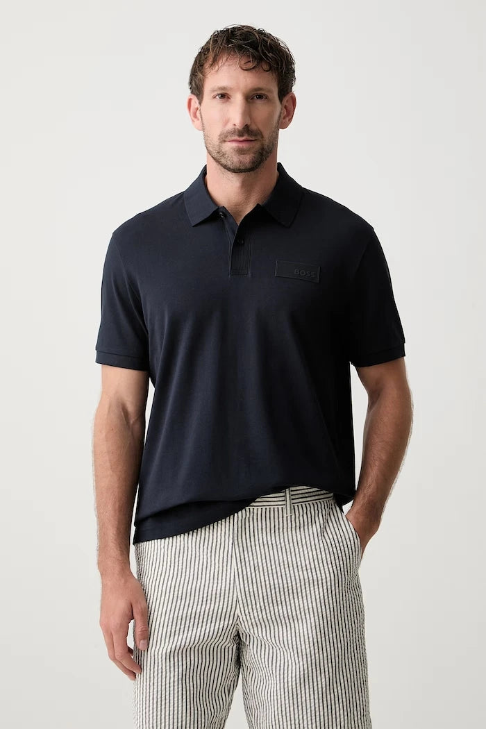 BOSS Green Pamuklu Polo Yaka Erkek Tişört Paddy Structure