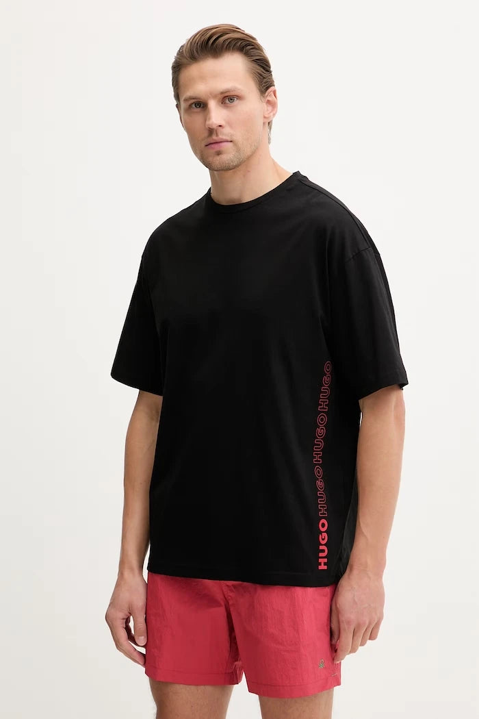 HUGO pamuklu erkek TIKI T-SHIRT