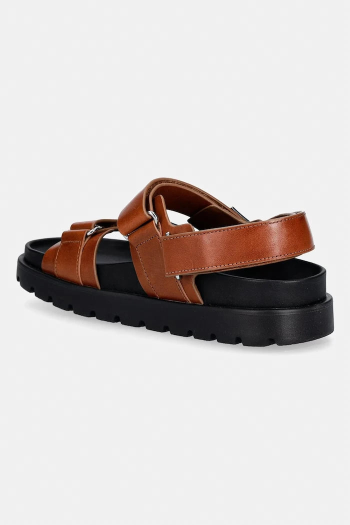 Tory Burch сандали дамски от кожа Mellow Sport Sandal