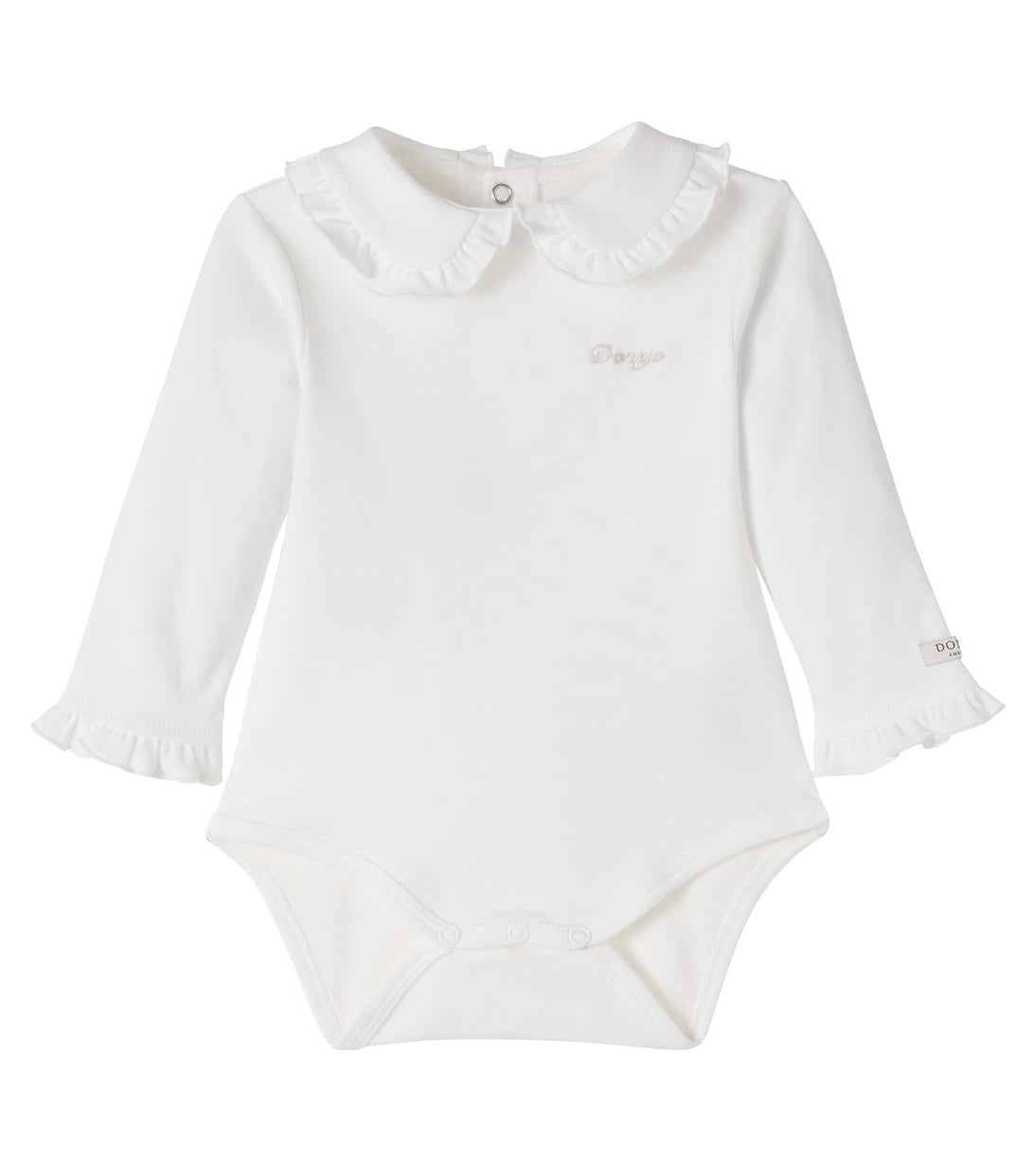 Donsje - Baby Dovie ruffled cotton bodysuit