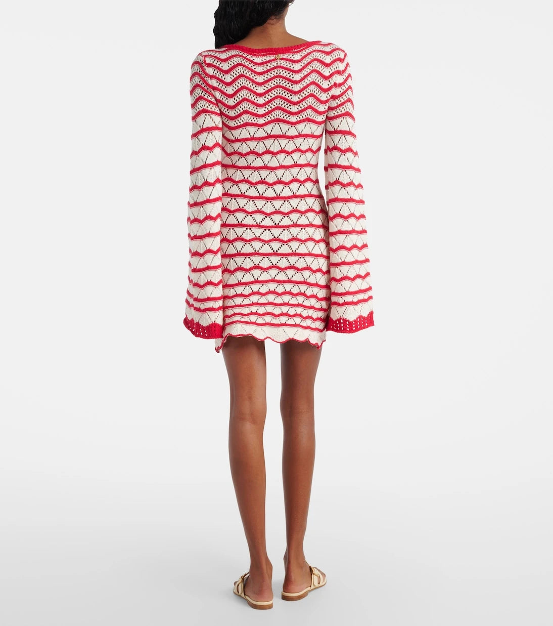 Bananhot - Rey knitted cotton-blend minidress