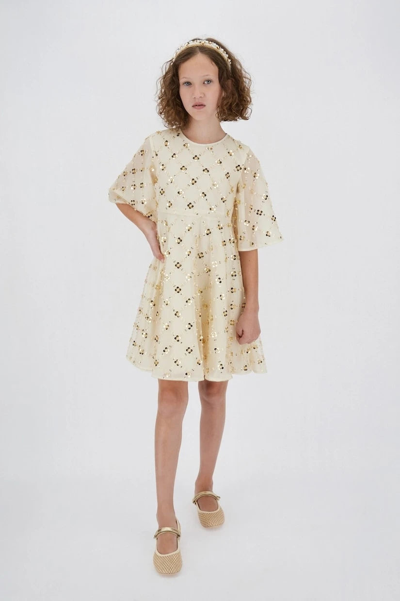 Monnalisa - Sequined dress