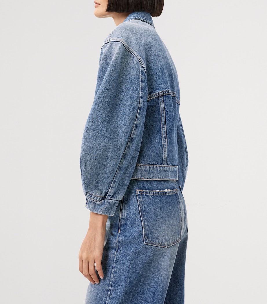 Blue Organic Cotton Luca Denim Jacket