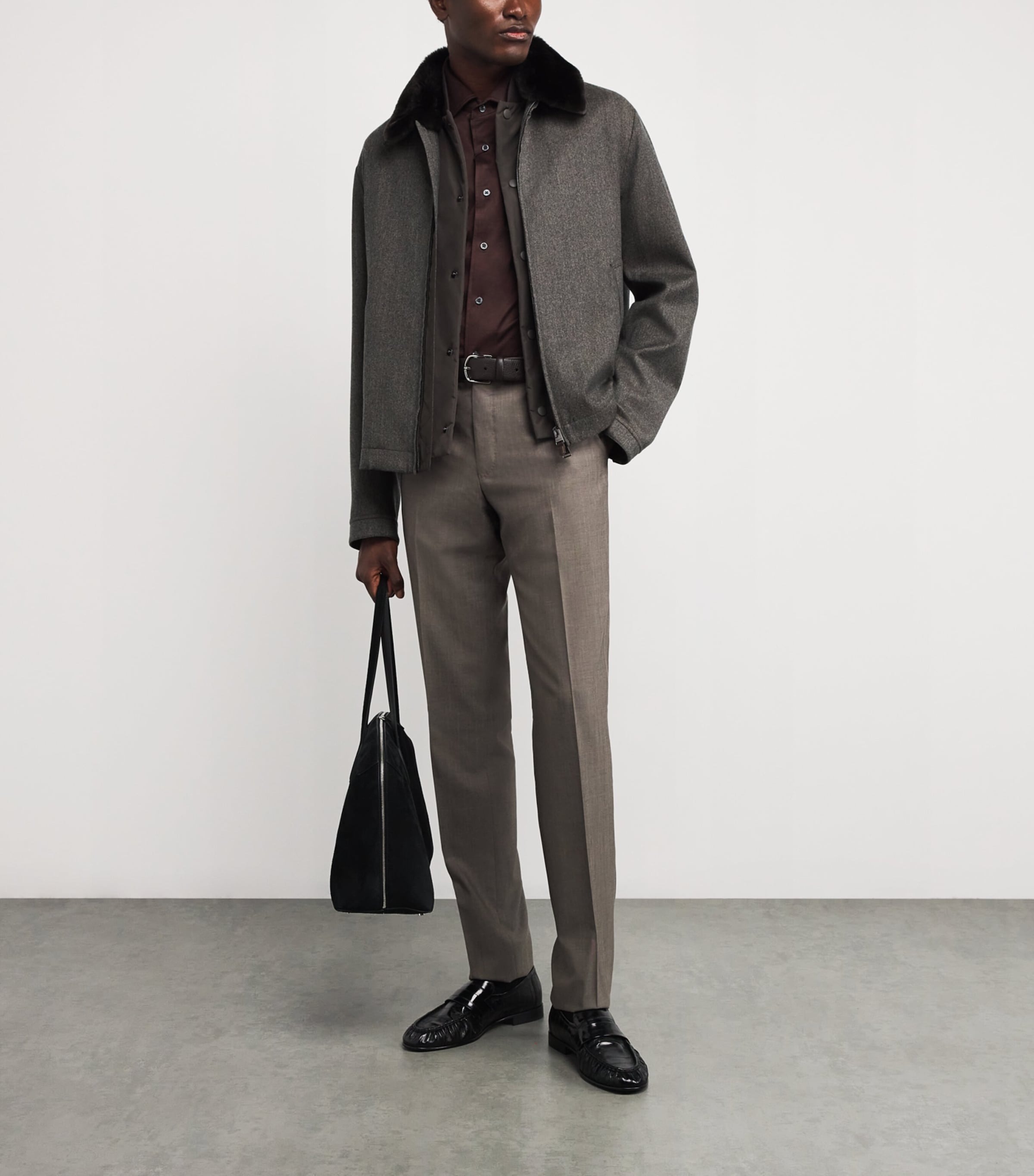 Canali Multi Fur-Collar Hybrid Jacket