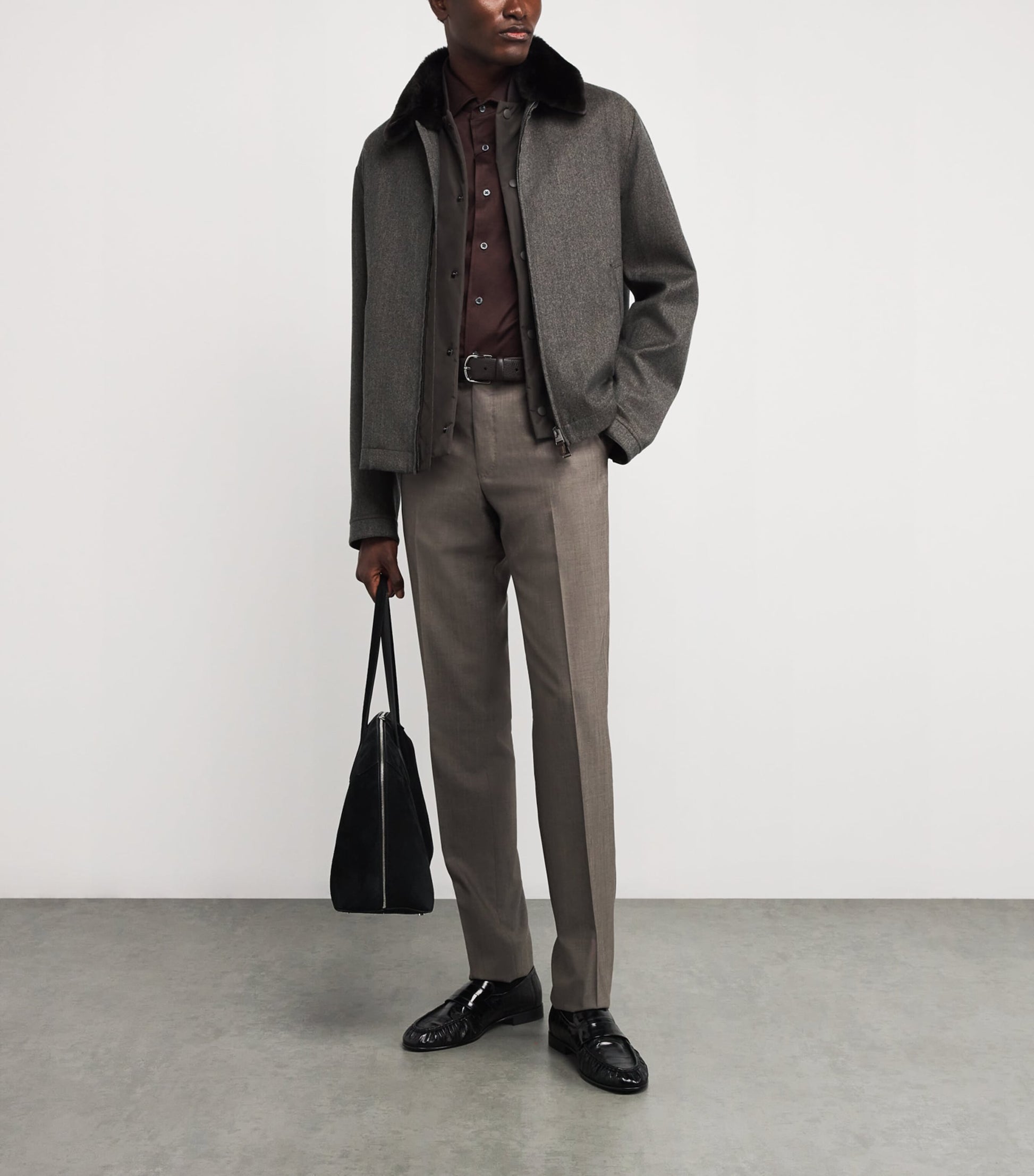 Canali Multi Fur-Collar Hybrid Jacket