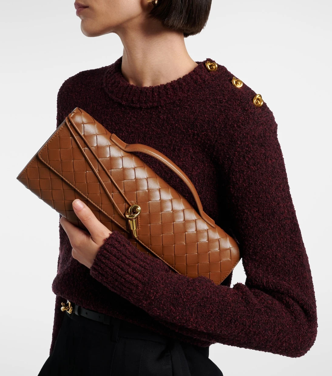 Bottega Veneta - Intrecciato leather clutch