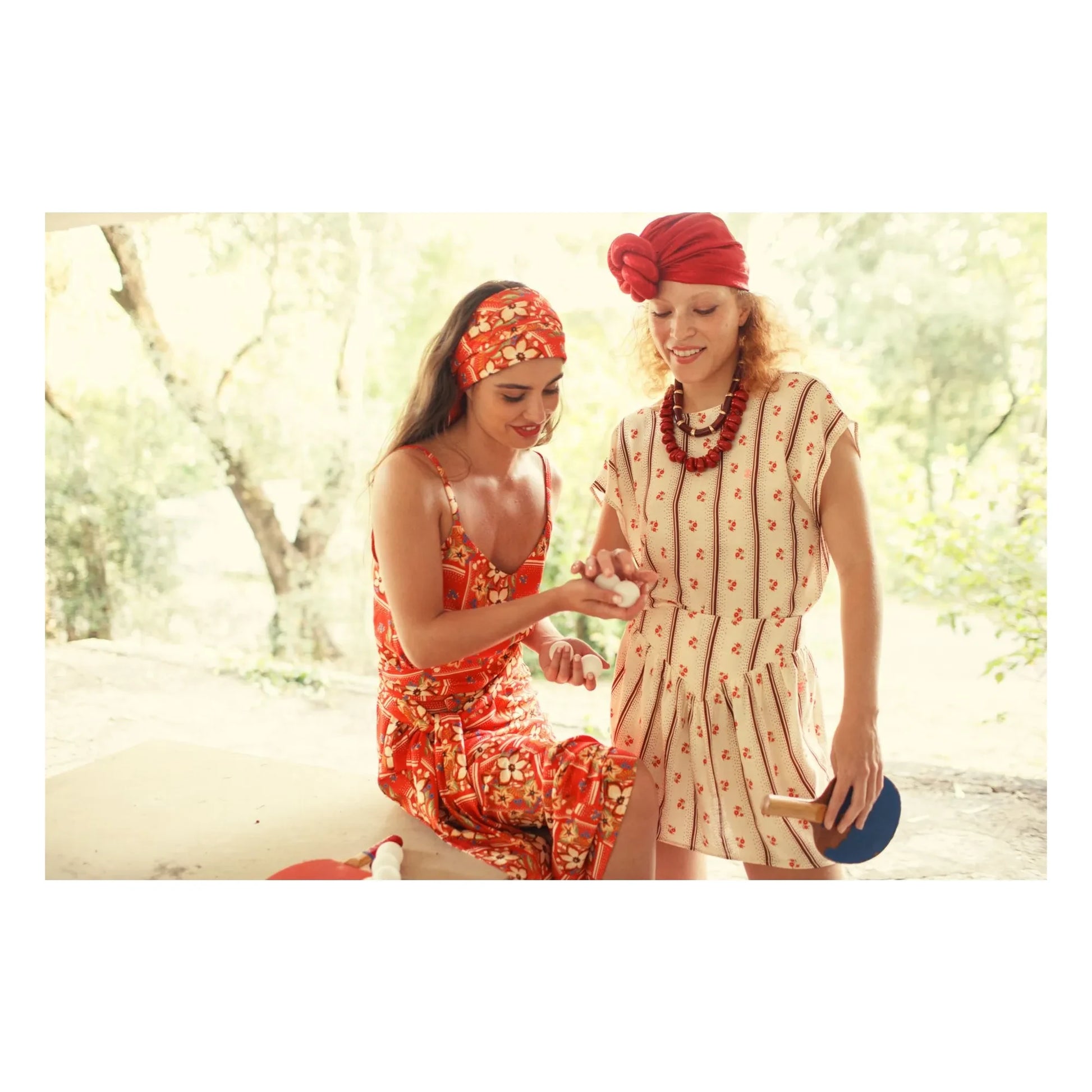 Sisters Department - Floral sleeveless blouse | Ecru
