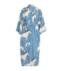 Blue Silk Amaya Cordelia Robe