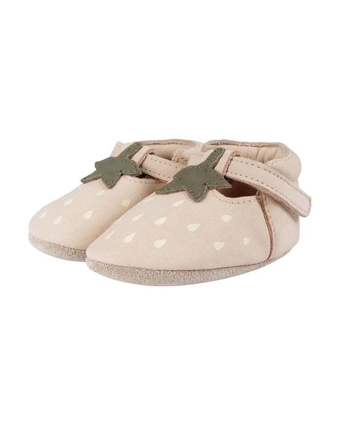 Бебешки велурени обувки Donsje Nanoe Shoes Strawberry