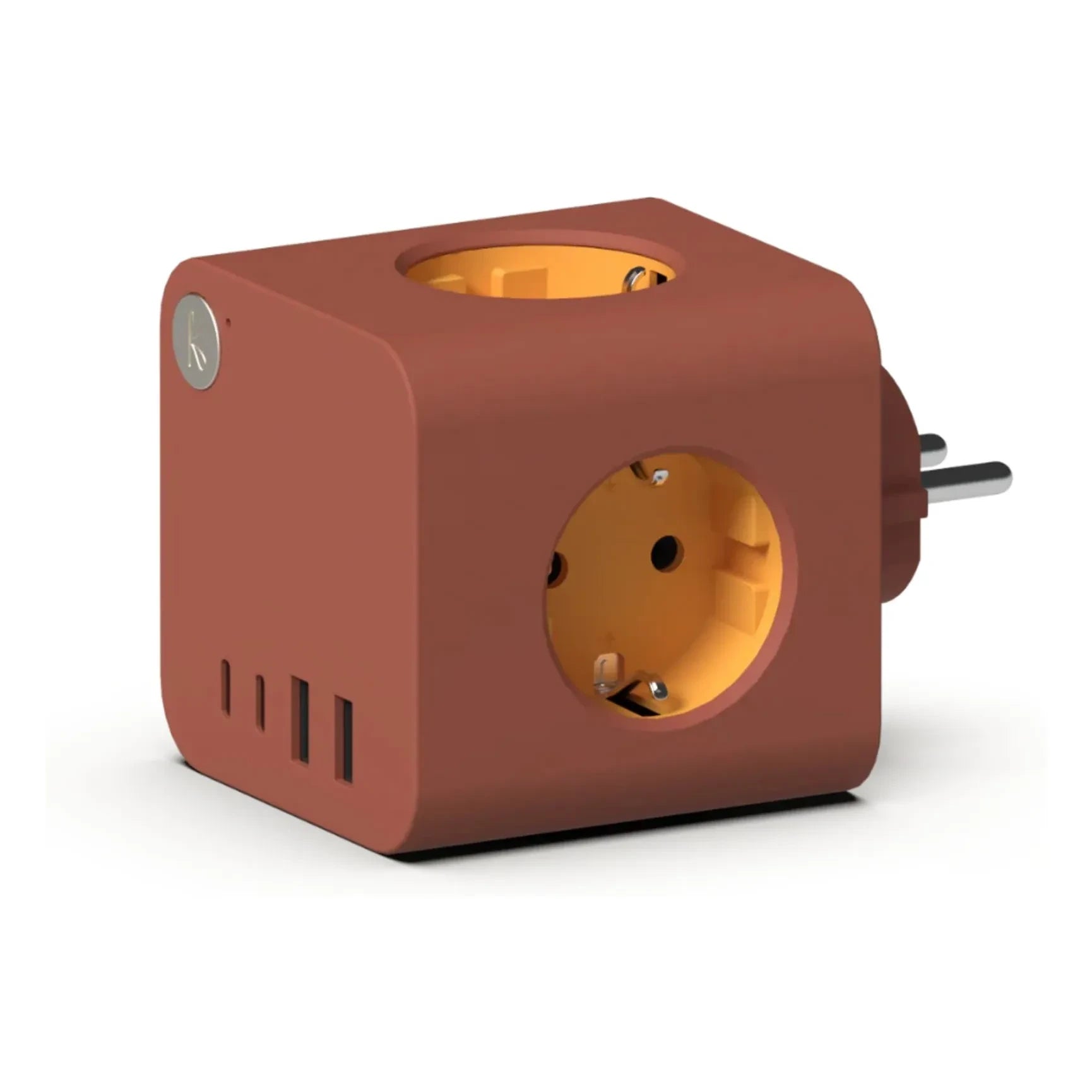 Kreafunk - Ampie compact power strip | Terracotta