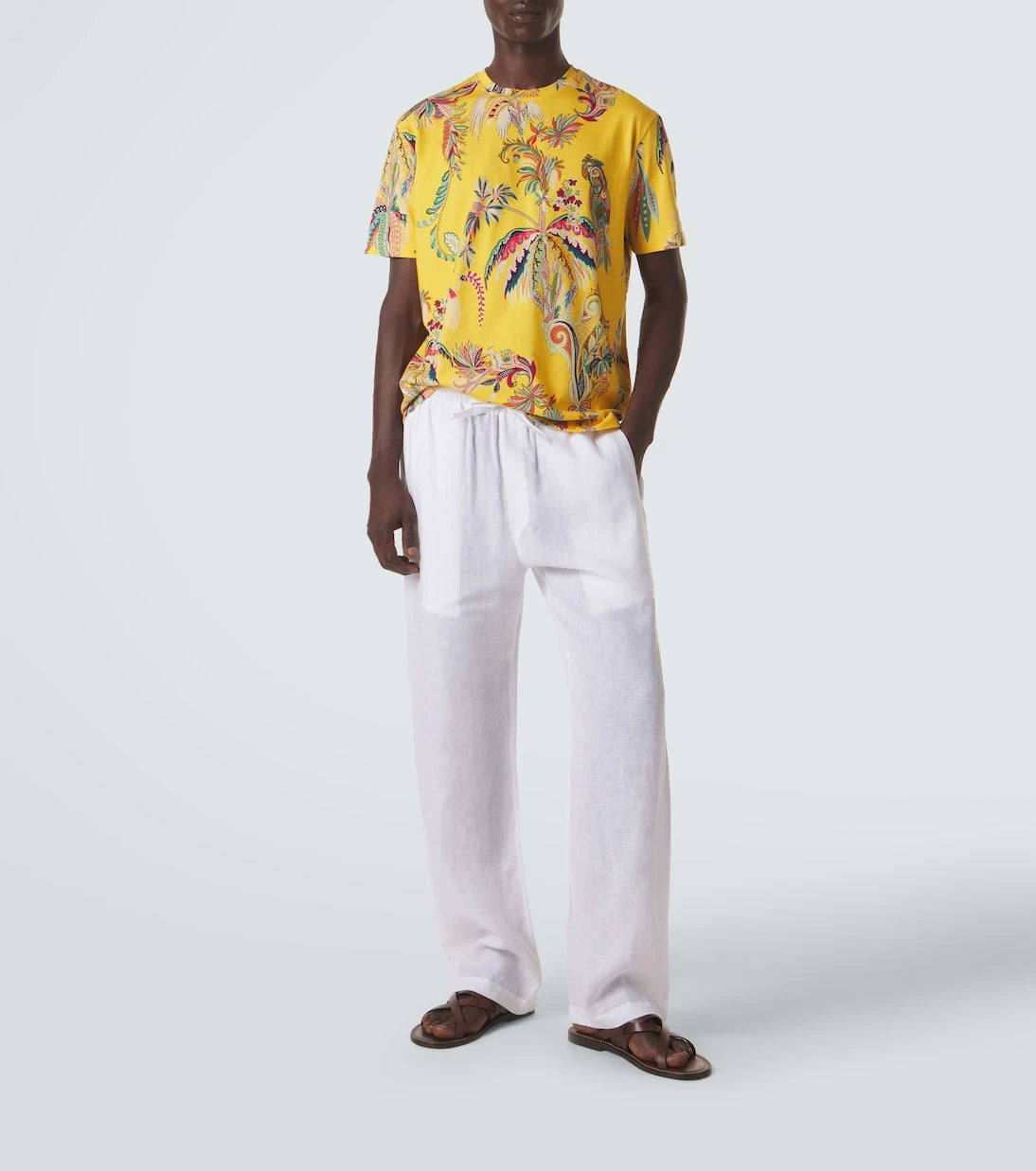 Etro - Printed cotton jersey T-shirt
