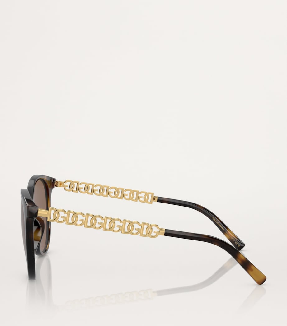 Brown Injected 0DG6189U Sunglasses