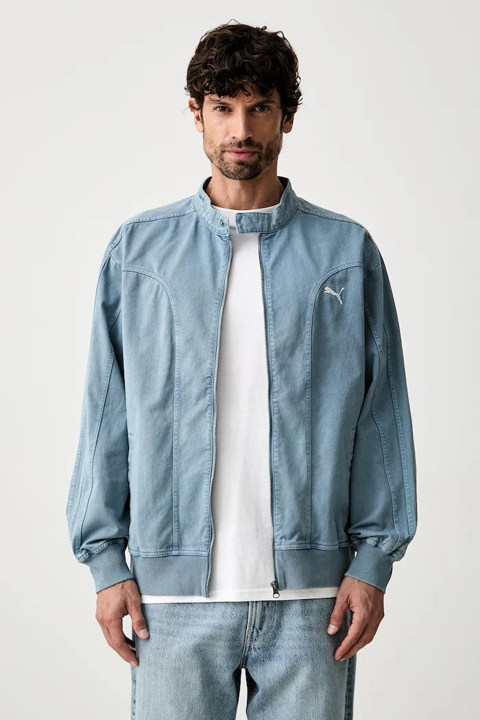 Puma erkek pamuklu denim ceket FUTURE PUMA ARCHIVE