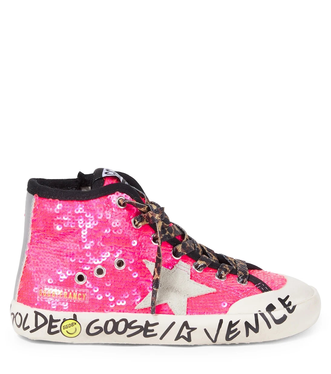 Golden Goose Kids - Sequined leather sneakers