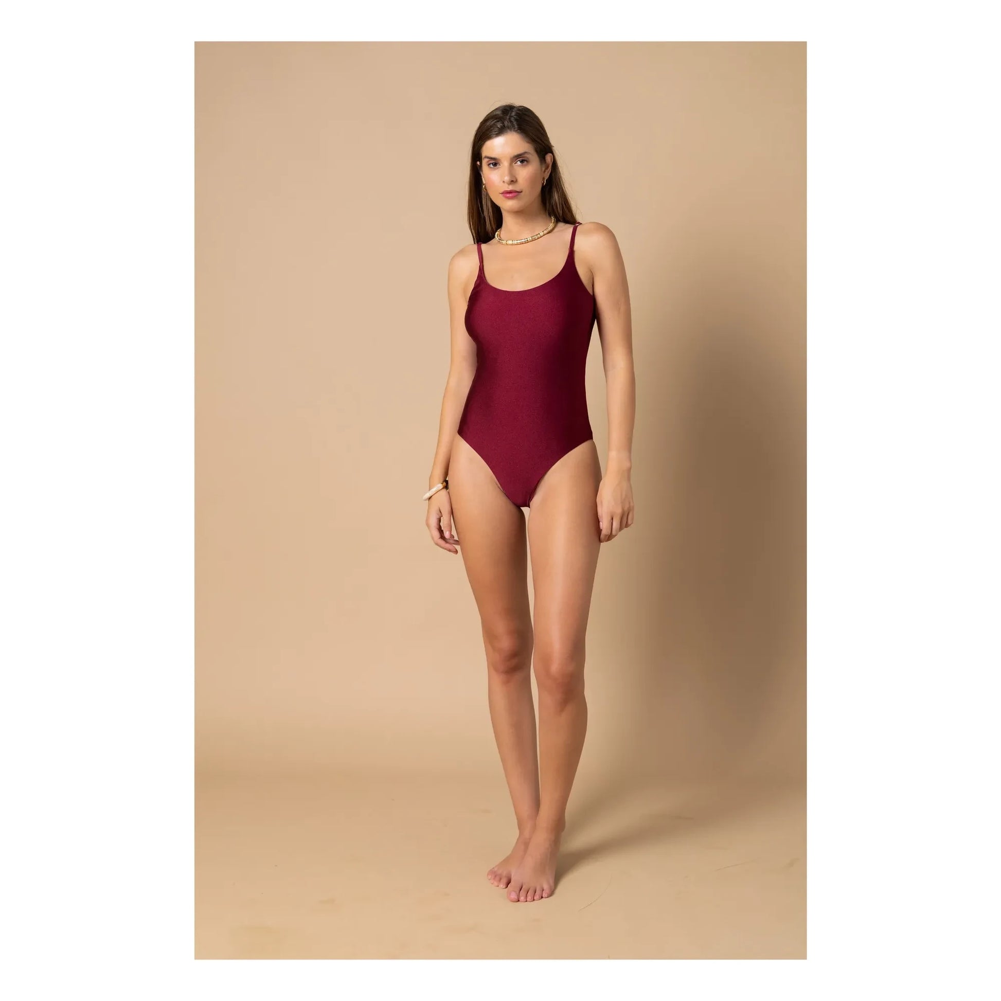 Alma Deia - Vera 1-piece swimsuit | Burgundy