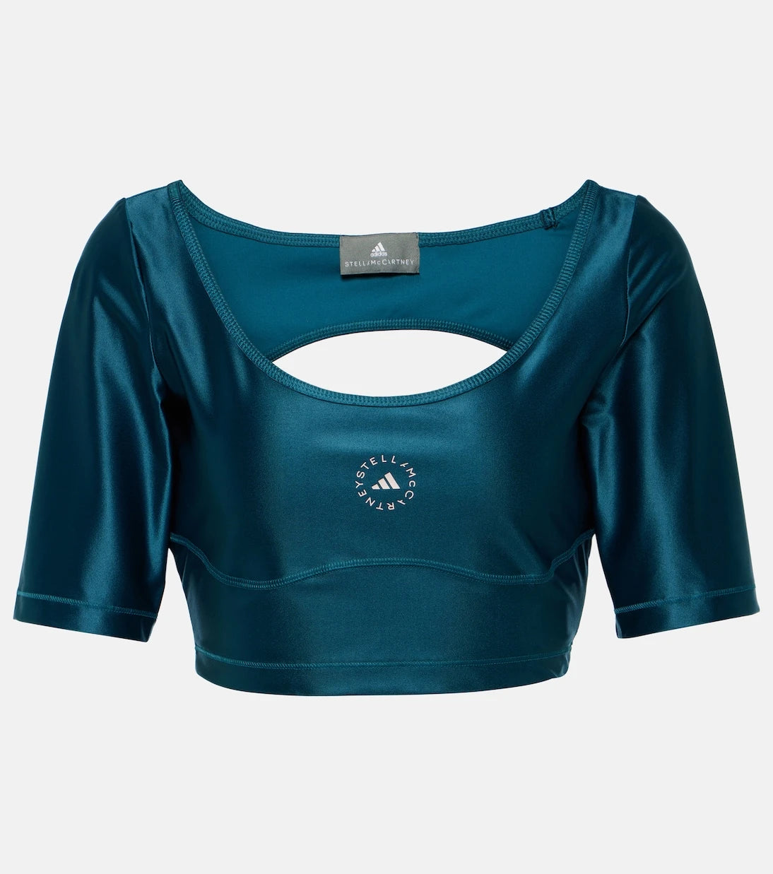 Adidas by Stella McCartney - Logo technical crop top