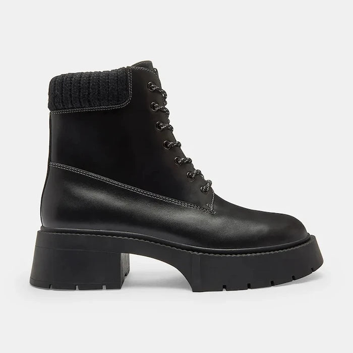 Coach Leah Platform Deri Botlar