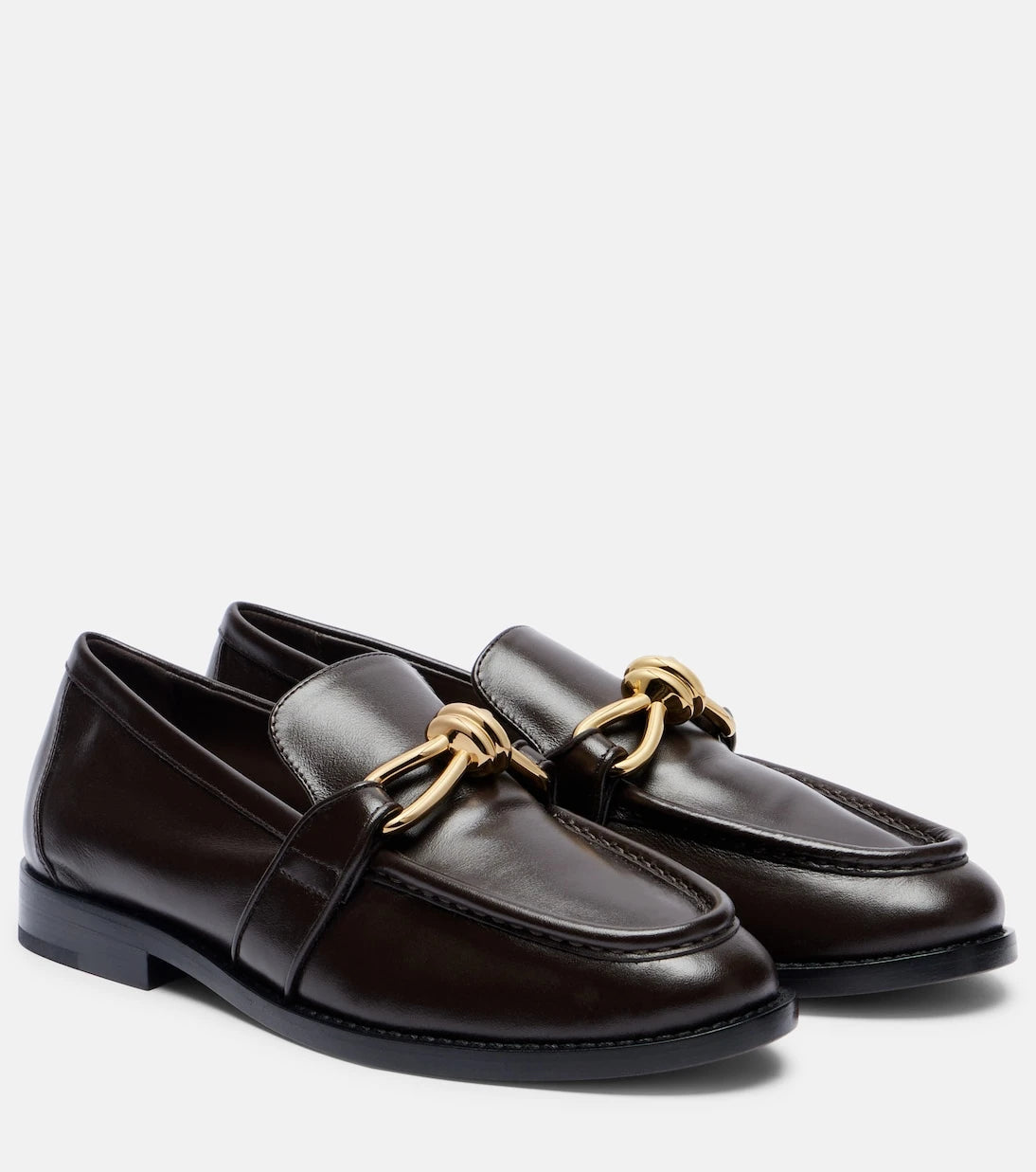 Bottega Veneta - Astaire Knot leather loafers