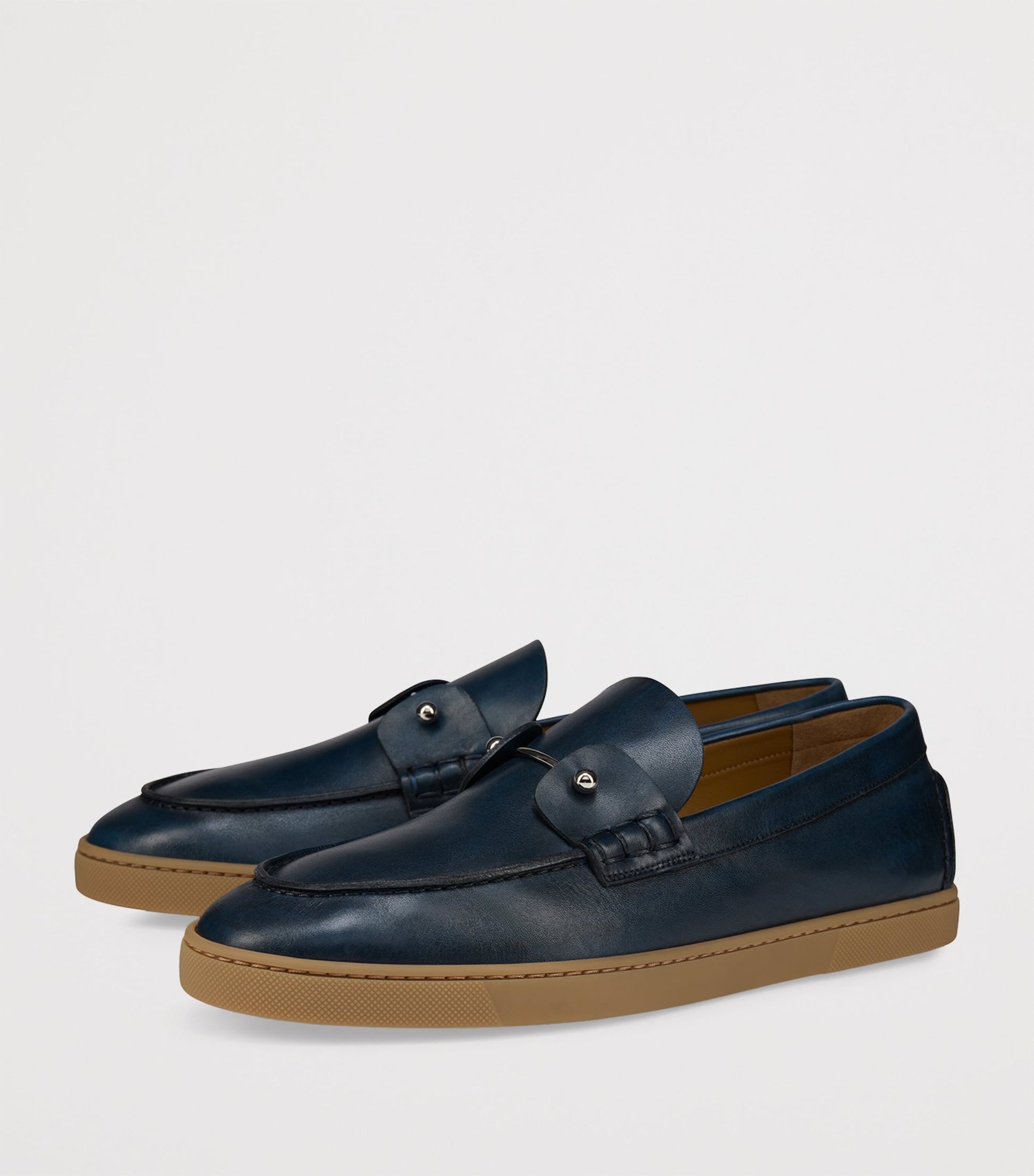Christian Louboutin Chambeliboat Leather Boat Shoes