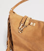 Beige Suede Tangoso Bucket Bag
