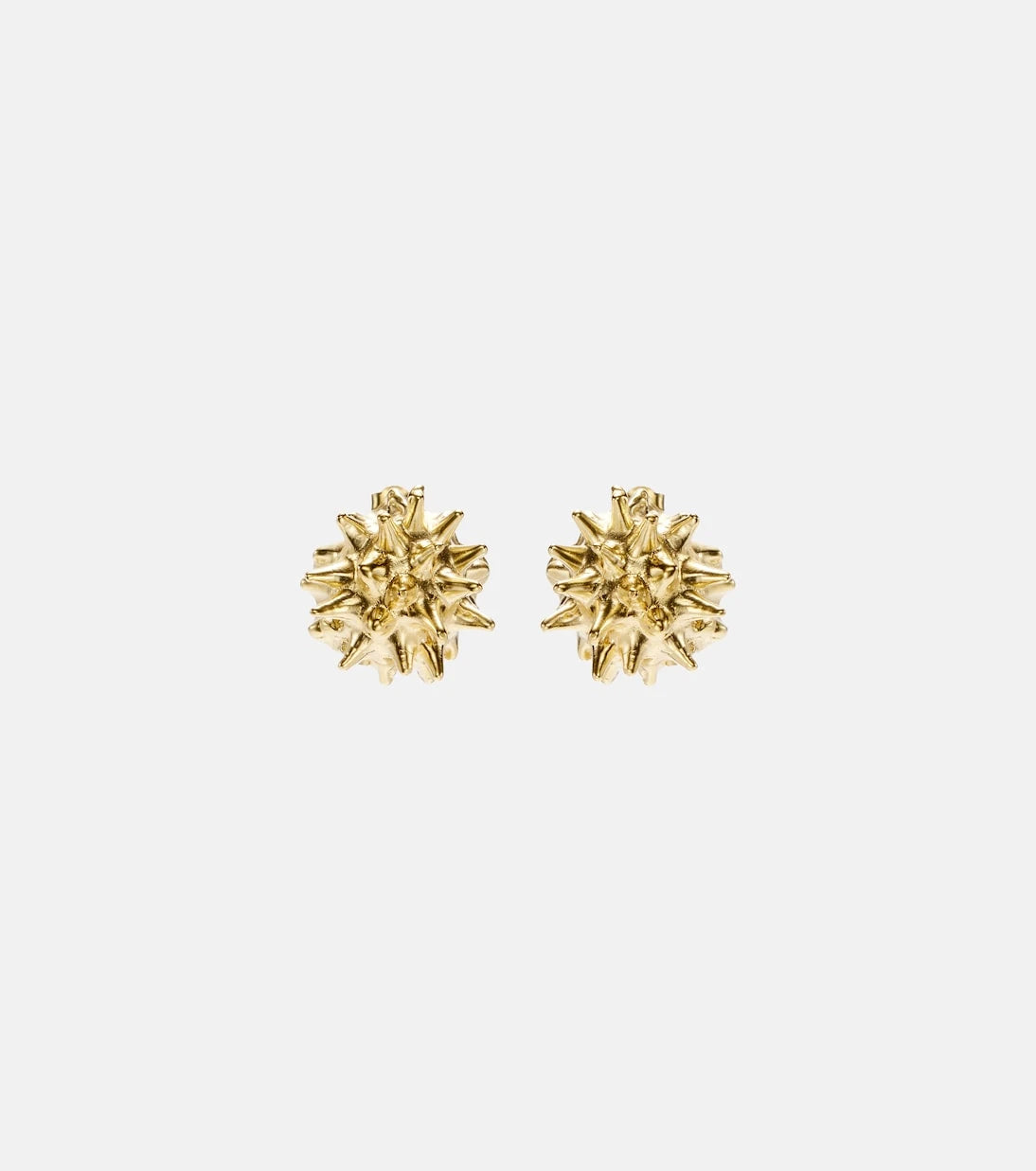 Ysso - Sea Urchin 24kt gold-plated earrings