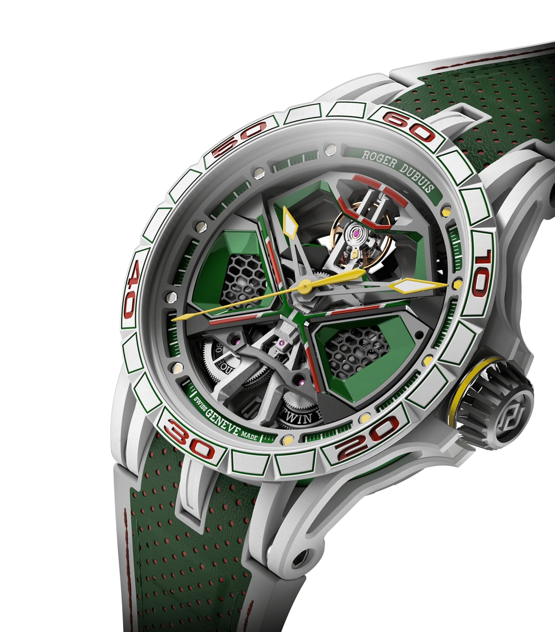 Roger Dubuis x Lamborghini MCF Excalibur Spider Huracán Watch 45mm