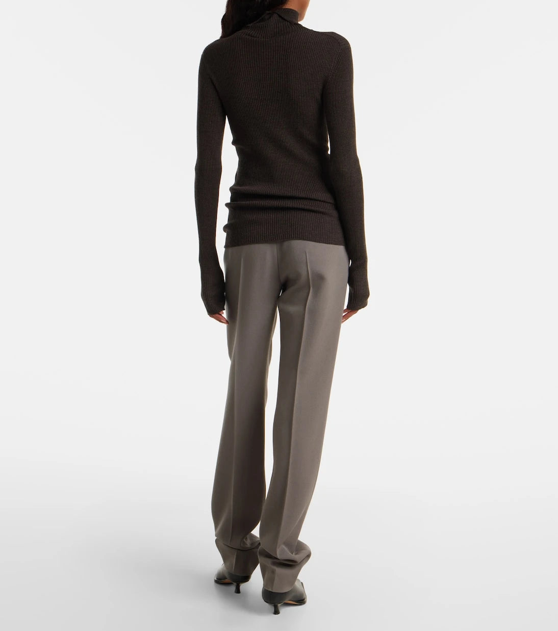 Calvin Klein Collection - Ribbed-knit wool sweater