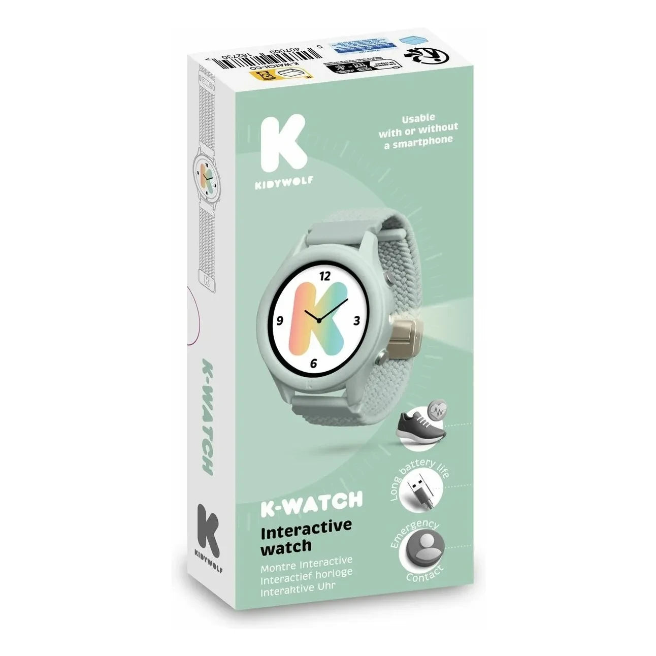 Kidywolf - Connected watch | Aqua