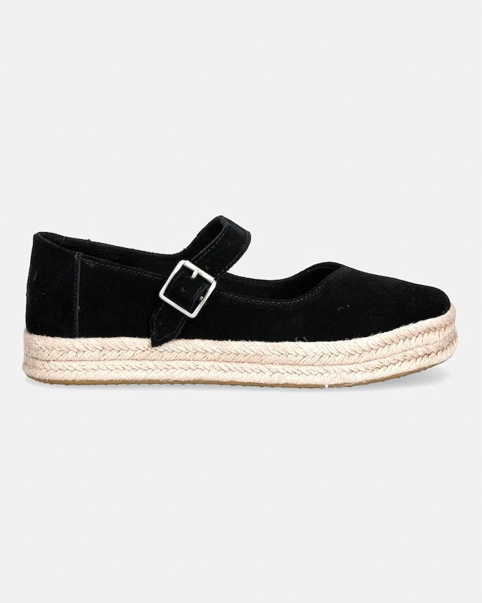 Toms еспадрили обувки Mary Jane дамски от велур CAROLINA MARY JANE