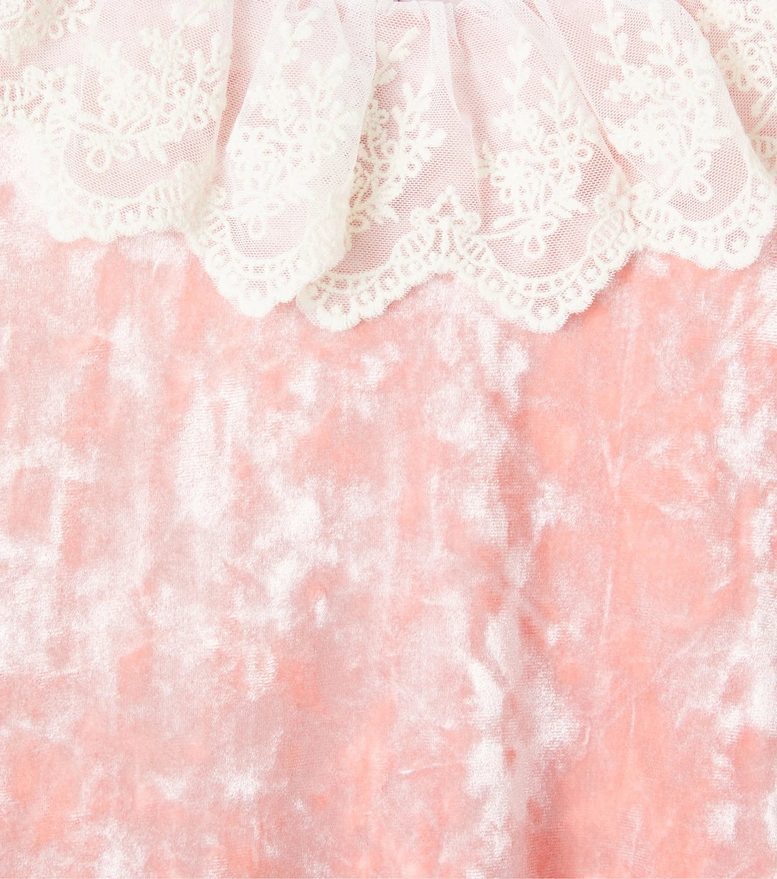 Patachou - Lace-trimmed tie-dye dress