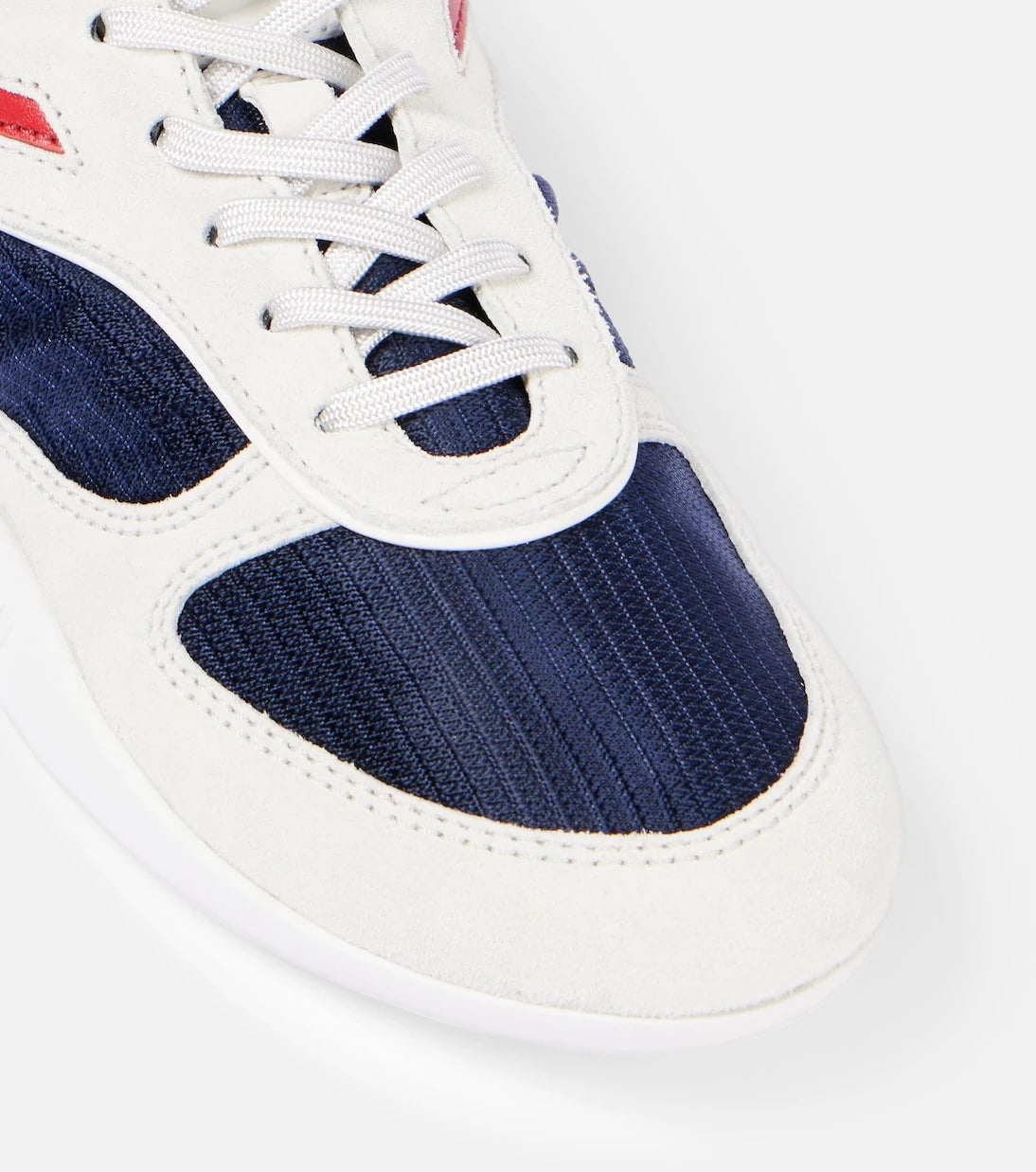 Miu Miu - Gymnasium leather-trimmed sneakers