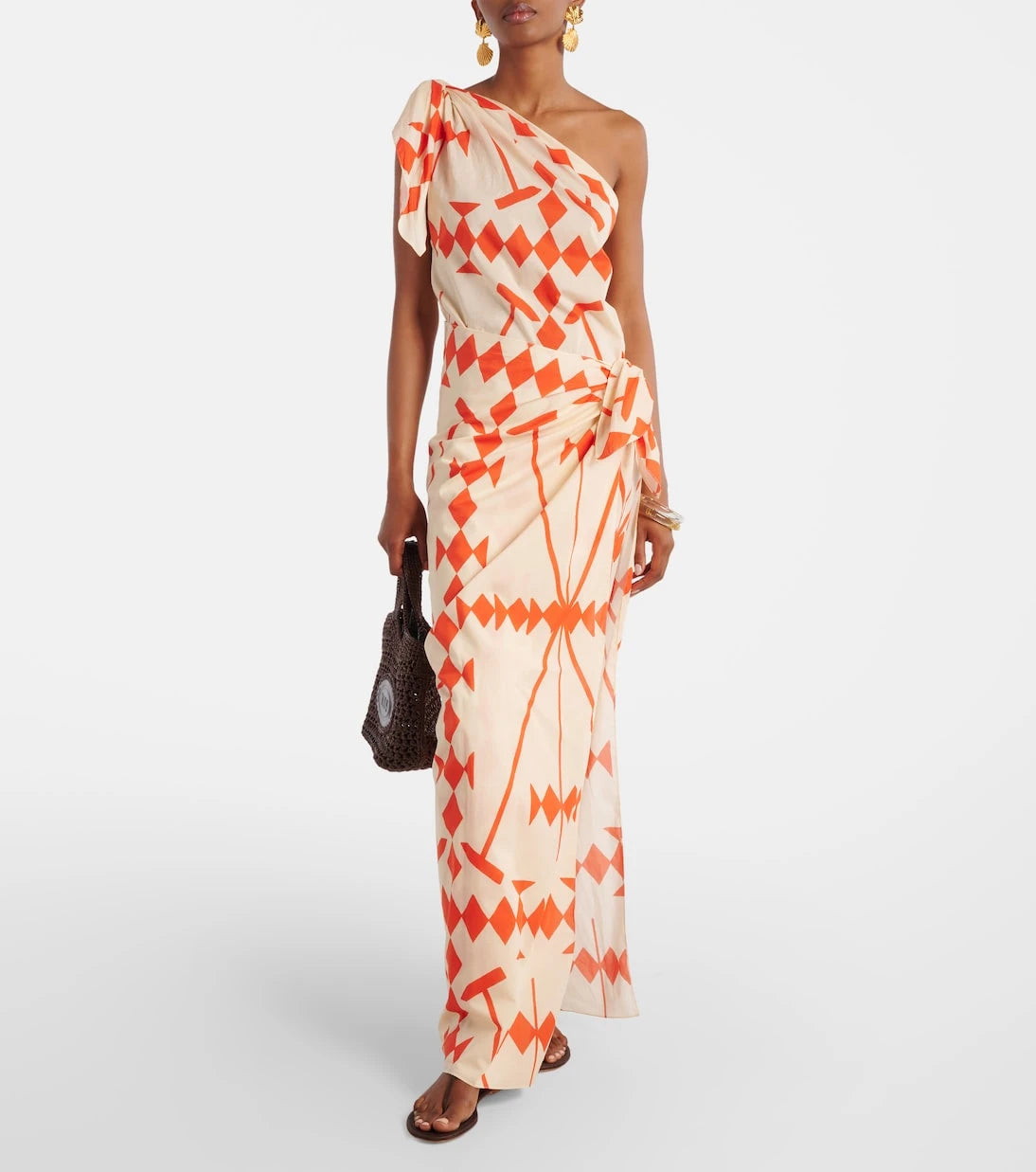 Johanna Ortiz - Printed cotton poplin midi dress