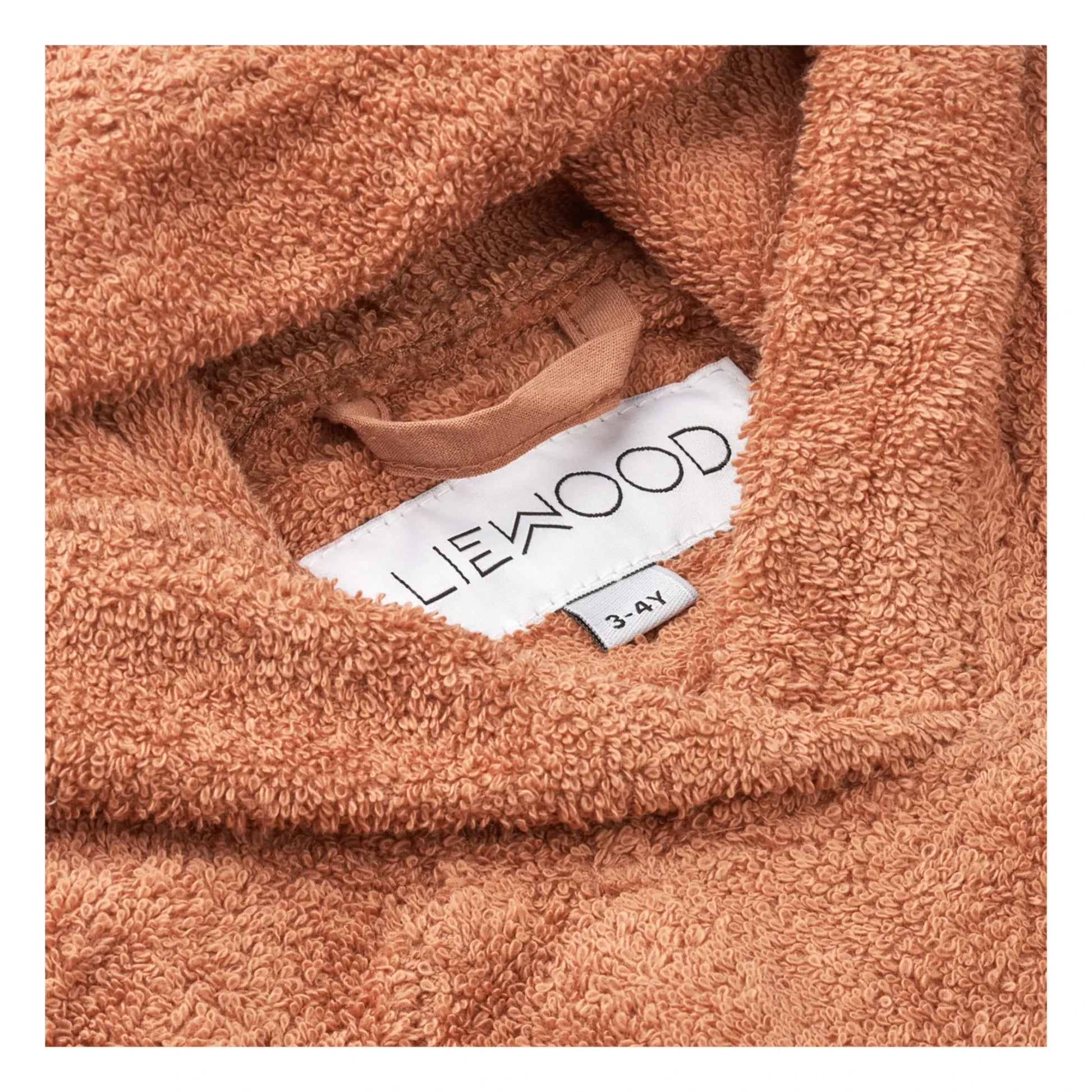 Liewood - Ilja Organic Cotton Terry Long Poncho | Pink