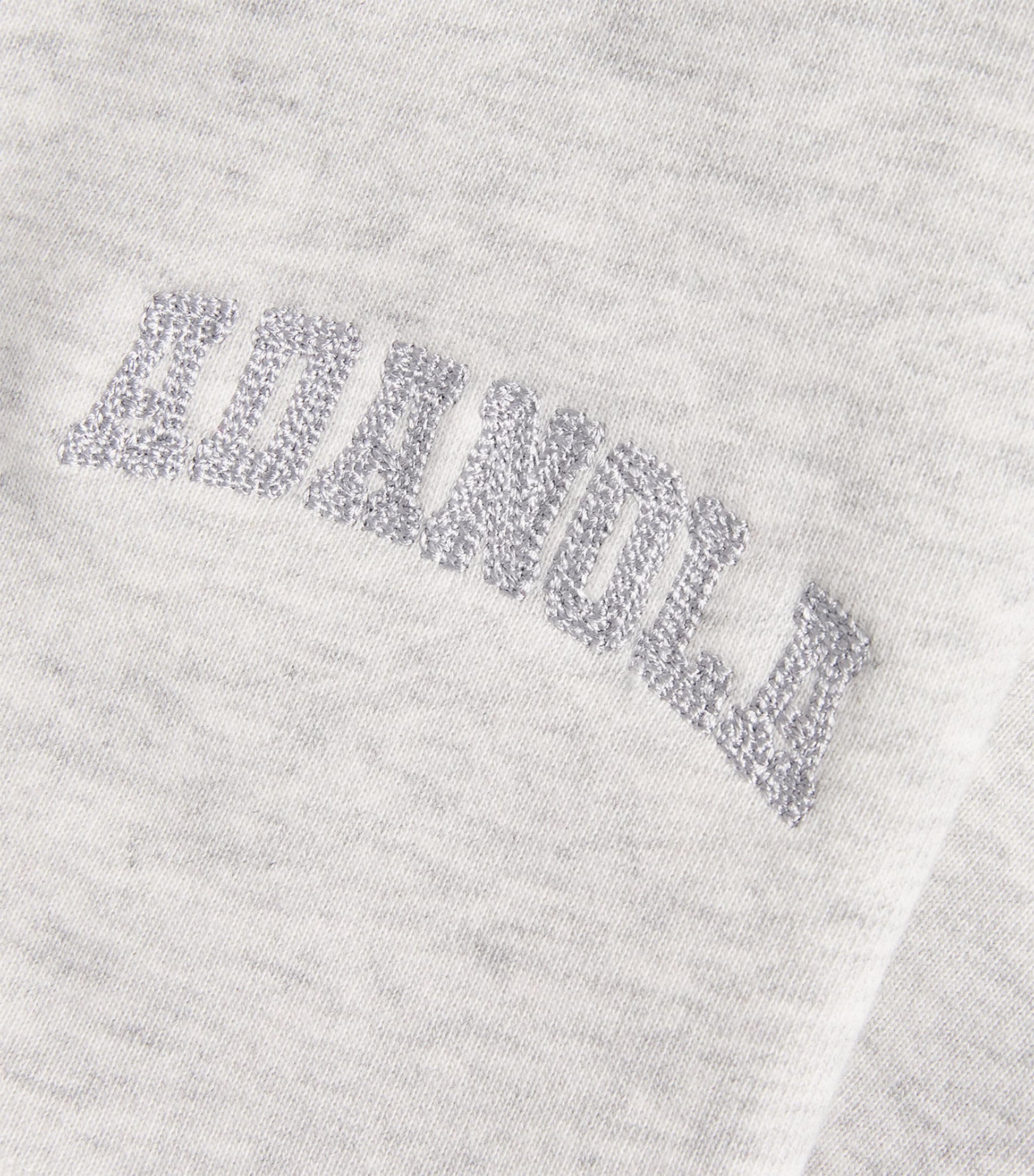 Grey Organic Cotton Varsity Sweat Shorts