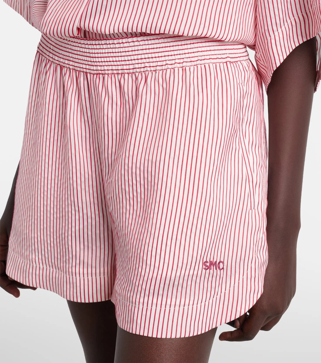 Stella McCartney - Striped silk shorts