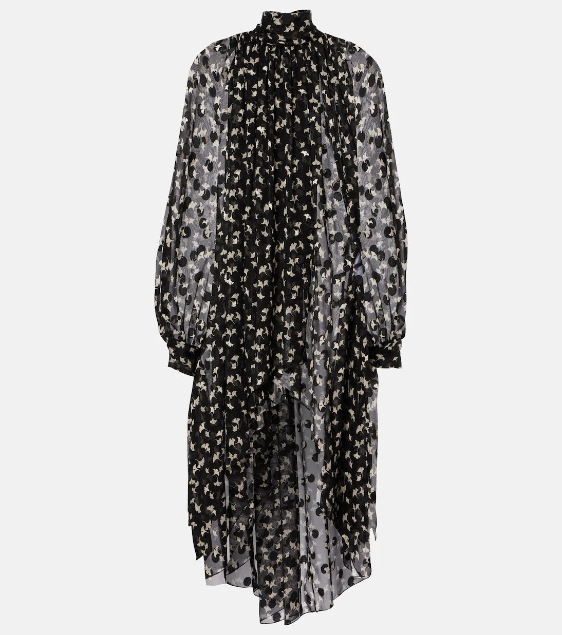 Chloé - Floral silk chiffon midi dress