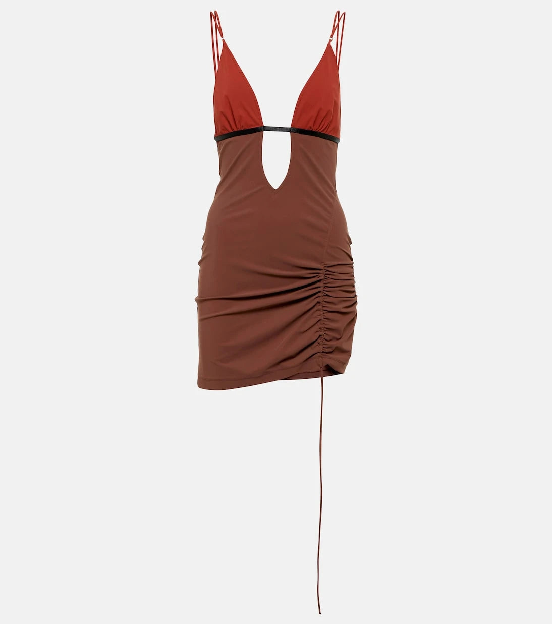 Nensi Dojaka - Cutout ruched minidress