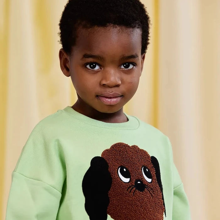 Детски памучен суичър Mini Rodini Doggie