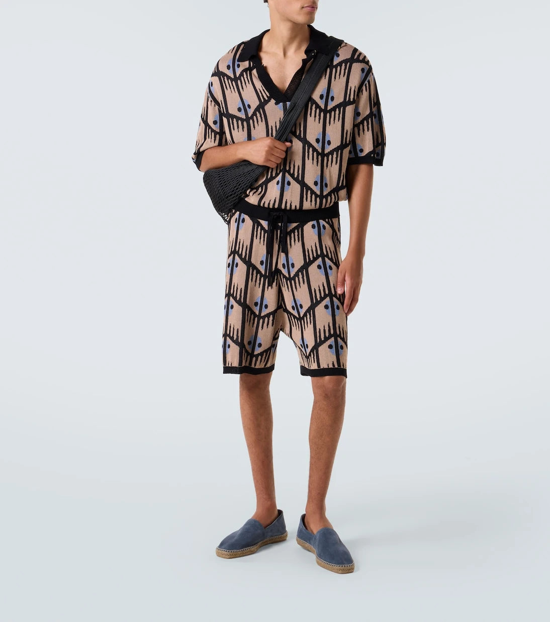 Commas - Jacquard polo shirt