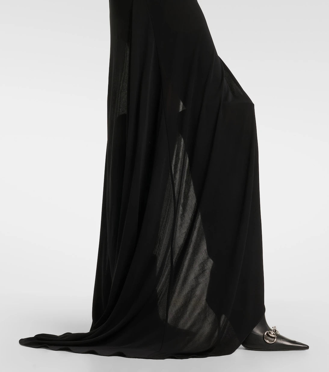 Gucci - Asymmetric jersey maxi dress
