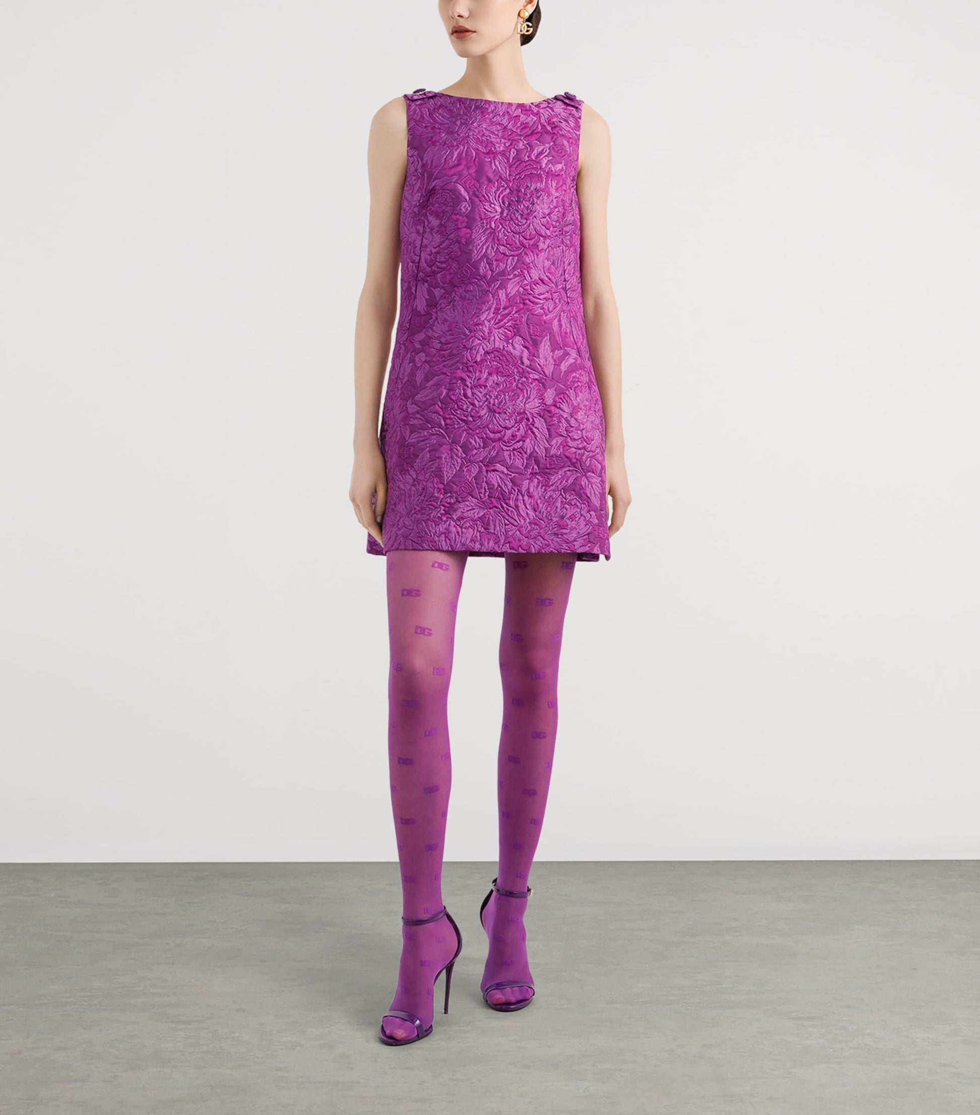 Dolce & Gabbana Multi Brocade Mini Dress