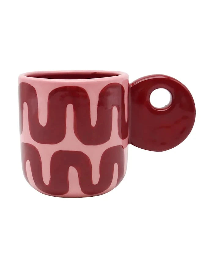 Qué Rico dolomit keramik kupa 13 x 8 x 8,5 cm