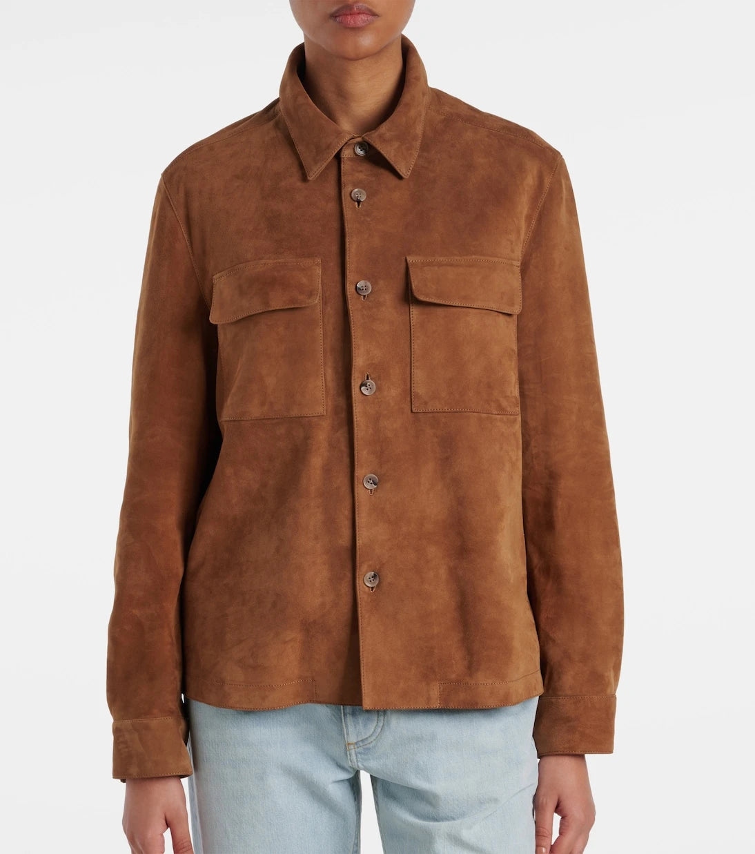 Nour Hammour - Jude suede shirt
