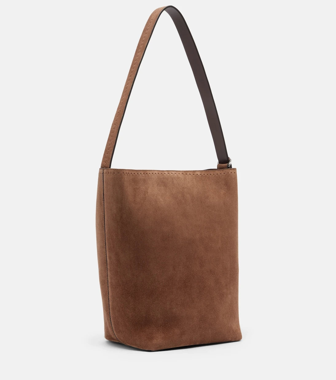 Max Mara - Medium suede bucket bag