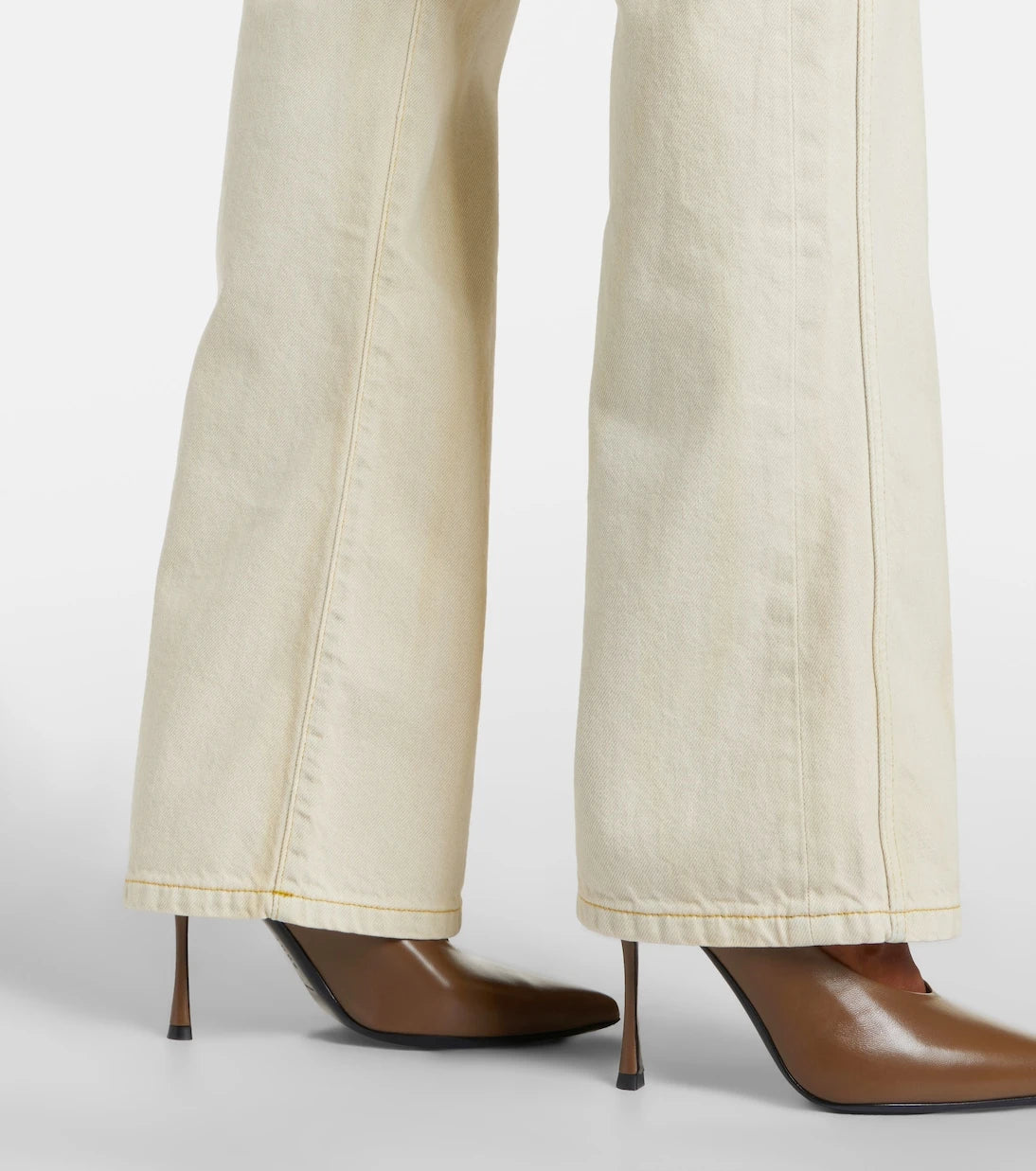 Balmain - Faded bootcut jeans