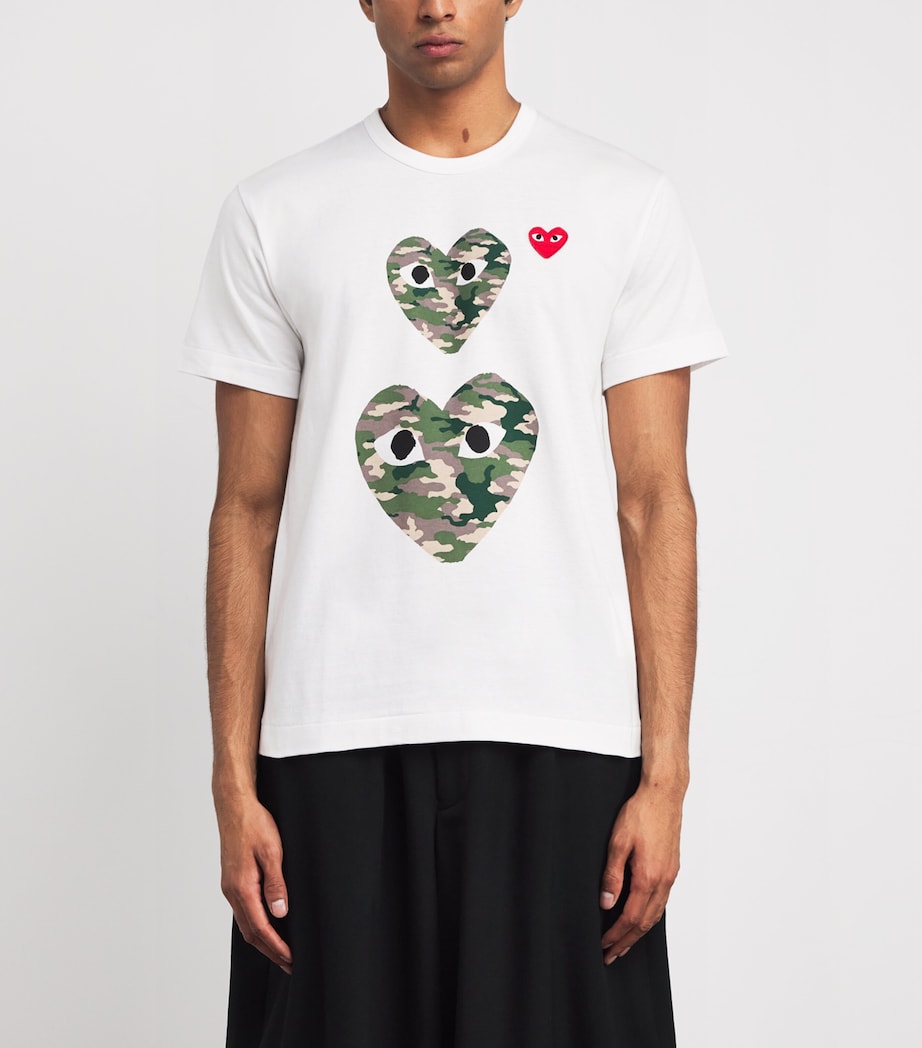 Camouflage Double Heart T-Shirt