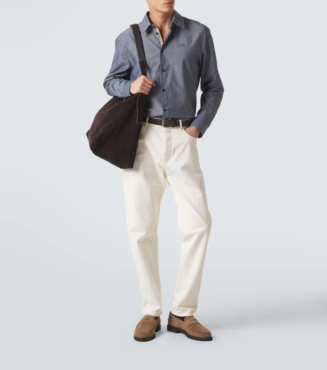 Burberry - EKD cotton-blend shirt