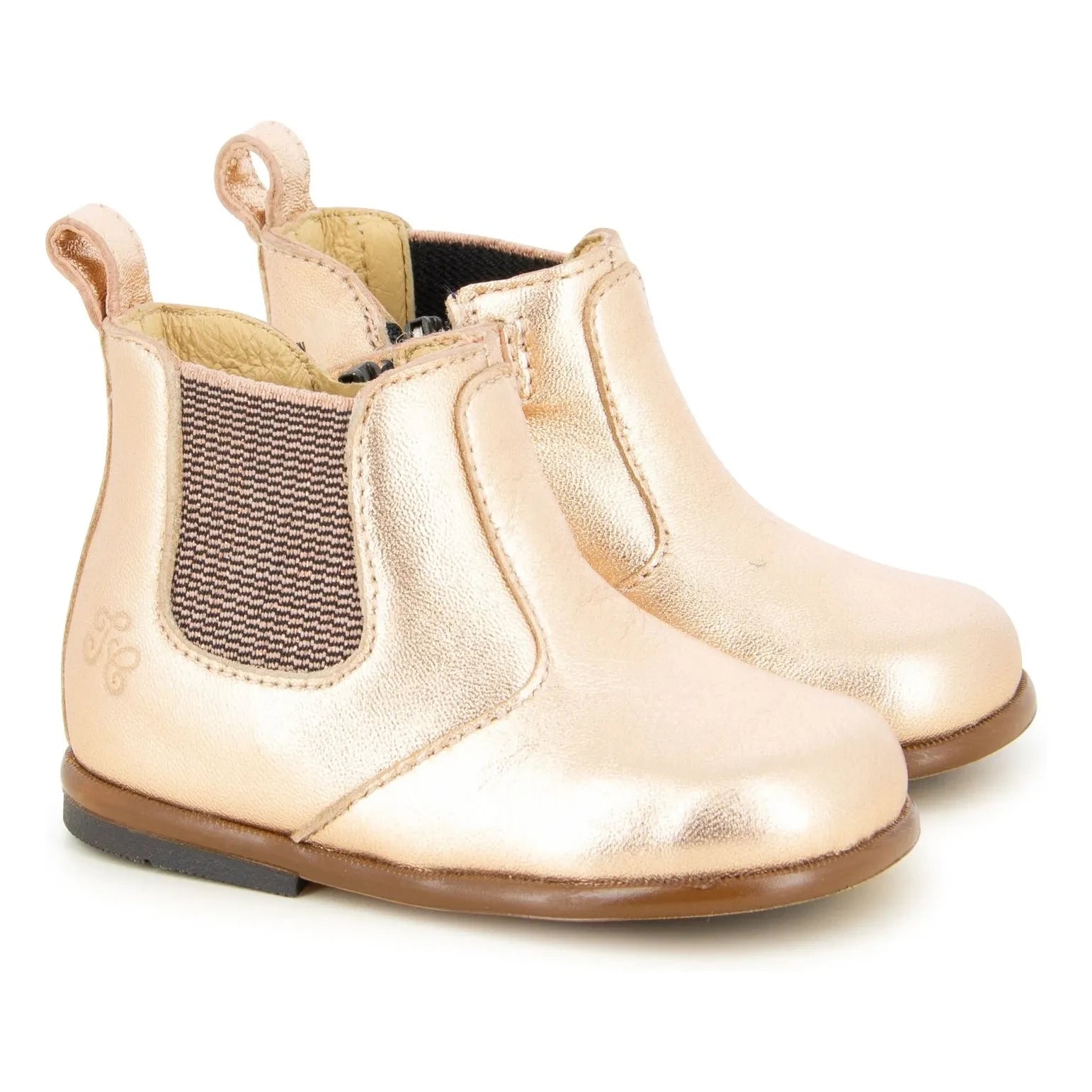 Tartine et Chocolat - Zip Elast boots | Copper red