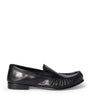 Black Buffalo Leather Loafers